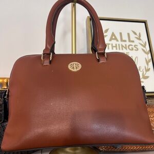 Elegant Tan Shoulder Bag faux brown leather minimalist career stylish unbranded